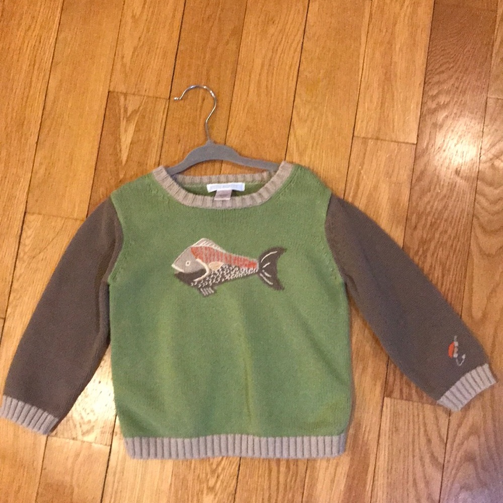 Kids sweater with fish, 2T